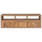 Preview: TV-Schrank Massivholz Teak mit natürlichem Finish 120×30×40 cm