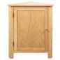 Preview: Eckschrank 59x45x80 cm Massivholz Eiche