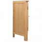 Preview: Eckschrank 59x45x80 cm Massivholz Eiche