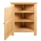 Preview: Eckschrank 59x45x80 cm Massivholz Eiche