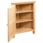 Preview: Eckschrank 59x45x80 cm Massivholz Eiche