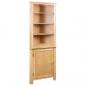 Preview: ARDEBO.de - Eckschrank 59 x 36 x 180 cm Massivholz Eiche