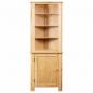 Preview: Eckschrank 59 x 36 x 180 cm Massivholz Eiche