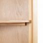 Preview: Eckschrank 59 x 36 x 180 cm Massivholz Eiche