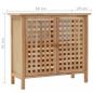 Preview: Waschbeckenunterschrank Massivholz Walnuss 66x29x61 cm