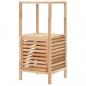 Preview: ARDEBO.de - Badezimmerschrank Massivholz Walnuss 39,5x35,5x86 cm