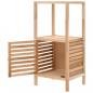 Preview: Badezimmerschrank Massivholz Walnuss 39,5x35,5x86 cm