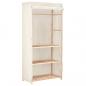 Preview: ARDEBO.de - Kleiderschrank mit 3 Ebenen 79 x 40 x 170 cm