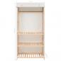 Preview: Kleiderschrank mit 3 Ebenen 79 x 40 x 170 cm