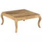 Preview: Couchtisch 80 x 80 x 40 cm Mangoholz Massiv