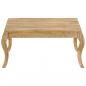 Preview: Couchtisch 80 x 80 x 40 cm Mangoholz Massiv