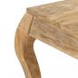 Preview: Couchtisch 80 x 80 x 40 cm Mangoholz Massiv