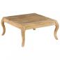 Preview: Couchtisch 80 x 80 x 40 cm Mangoholz Massiv