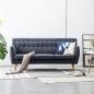 Preview: ARDEBO.de - 3-Sitzer-Sofa Stoff 172x70x82 cm Dunkelgrau