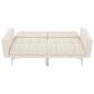 Preview: Schlafsofa Creme Stoff 