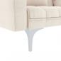 Preview: Schlafsofa Creme Stoff 