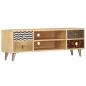 Preview: TV-Ablage 120 x 30 x 40 cm Massivholz Mango