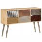 Preview: Sideboard 120 x 30 x 75 cm Massivholz Mango