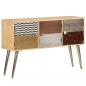 Preview: Sideboard 120 x 30 x 75 cm Massivholz Mango