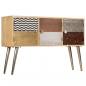 Preview: Sideboard 120 x 30 x 75 cm Massivholz Mango