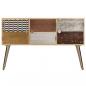 Preview: Sideboard 120 x 30 x 75 cm Massivholz Mango