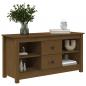 Preview: TV-Schrank Honigbraun 103x36,5x52 cm Massivholz Kiefer