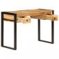 Preview: Schreibtisch mit 2 Schubladen 110 x 50 x 77 cm Mangoholz Massiv