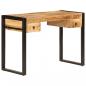 Preview: Schreibtisch mit 2 Schubladen 110 x 50 x 77 cm Mangoholz Massiv