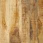 Preview: Esstisch 160 x 80 x 75 cm Mangoholz Massiv