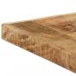 Preview: Esstisch 140 x 70 x 75 cm Massives Raues Mangoholz