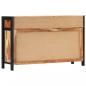 Preview: Sideboard 120x35x75 cm Akazie Massivholz