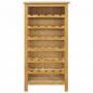 Preview: Weinschrank 56 x 32 x 110 cm Massivholz Eiche