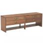 Preview: ARDEBO.de - TV-Schrank mit 4 Schubladen 120x30x40 cm Massivholz Tanne