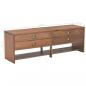 Preview: TV-Schrank mit 4 Schubladen 120x30x40 cm Massivholz Tanne