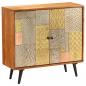 Preview: Sideboard 80x30x75 cm Massivholz Akazie