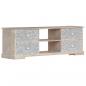 Preview: TV-Schrank 120x30x40 cm Massivholz Akazie