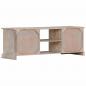 Preview: TV-Schrank 120x30x40 cm Massivholz Akazie