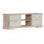 Preview: TV-Schrank 120x30x40 cm Massivholz Akazie