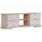 Preview: TV-Schrank 120x30x40 cm Massivholz Akazie