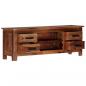 Preview: TV-Schrank 110x30x40 cm Massivholz Palisander