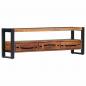 Preview: ARDEBO.de - TV-Schrank 140x30x45 cm Massivholz Akazie