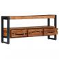 Preview: TV-Schrank 140x30x45 cm Massivholz Akazie