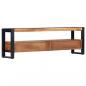 Preview: TV-Schrank 140x30x45 cm Massivholz Akazie