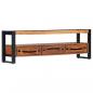 Preview: TV-Schrank 140x30x45 cm Massivholz Akazie