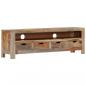 Preview: TV-Schrank 130x30x40 cm Massivholz Palisander