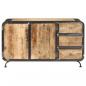 Preview: Sideboard 140 x 40 x 80 cm Mango-Massivholz