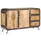 Preview: Sideboard 140 x 40 x 80 cm Mango-Massivholz