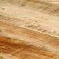 Preview: Esstisch 140 x 70 x 75 cm Massives Raues Mangoholz