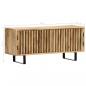 Preview: TV-Schrank 90 x 30 x 40 cm Mango-Massivholz