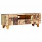 Preview: ARDEBO.de - TV-Schrank Handgeschnitzt 120x30x40 cm Altholz Massiv